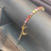 Pulseira Baguete Zirconia Colour 4mm Banho Triplo Ouro 18k - Image 3