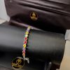 Pulseira Baguete Colour Zirconia 4mm Banho Triplo Prata 950 - Image 4