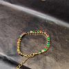 Pulseira Baguete Zirconia Colour 4mm Banho Triplo Ouro 18k - Image 5