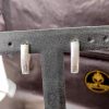 Brinco Argola Triangular Arituculada Fosca Banho Triplo Prata 950