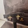 Brinco Cruz Cravejado Zirconia Banho Triplo Ouro 18k - Image 2