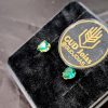 Brinco Solitário Zirconia Gota Verde Banho Triplo Ouro 18K - Image 5