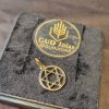 Pingente Estrela de Davi Vazado Pequena Banho Triplo Ouro 18K - Image 3