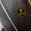 Corrente Cordão Piastrine Abaulada 3.8mm Banho Triplo Prata 950 - 60cm