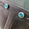 Brinco Ponto de Luz Zirconnia Verde Cravejado PRATA ORIGINAL 925