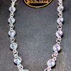 Pulseira Zirocnia Redonda Completa 5 gramas - Prata Origial 925