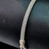 Pulseira Esteira Malha Arredondada 3mm 2.3 Gramas - Prata 925 - Image 5