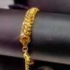 Pulseira Oca Achatada 8mm com Extensor - Banho Triplo em Ouro 18k - Image 5