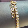 Pulseira/Tornozeleira Zirconia Cristal 3.0mm 15cm com Extensor - Banho Triplo em Ouro 18k - Image 6