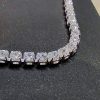 Tornozeleira 20cm + Extensor Zirconia Cristal 2,5mm - Banho Triplo em Prata 950 - Image 4