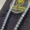 Tornozeleira 20cm + Extensor Zirconia Cristal 2,5mm - Banho Triplo em Prata 950 - Image 9