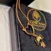 Colar Infantil Coração Menininha Zirconia Rosa - Banho Triplo em Ouro 18k - Image 4
