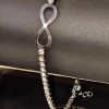 Pulseira Aço Inox Feminina Riviera Infinito 18cm + 5cm
